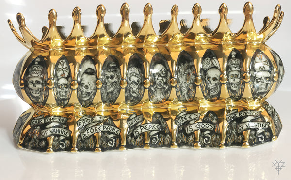 Vase : Poetry in Pottery : The Bonfire of our Vanities