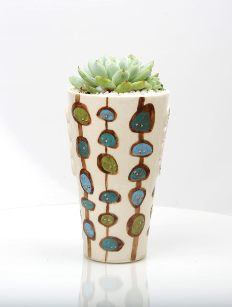 Vase : Social Media : Monolithic Society : Succulent