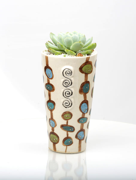 Vase : Social Media : Monolithic Society : Succulent