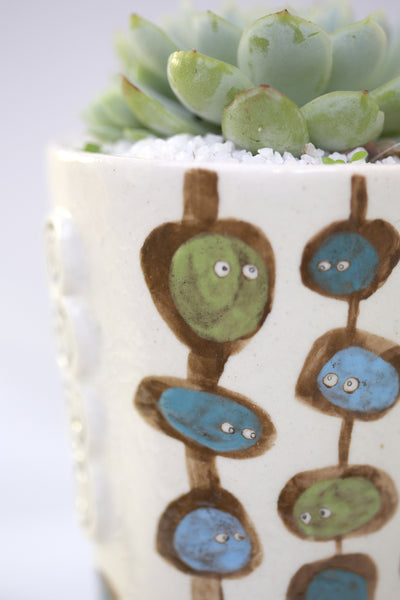 Vase : Social Media : Monolithic Society : Succulent