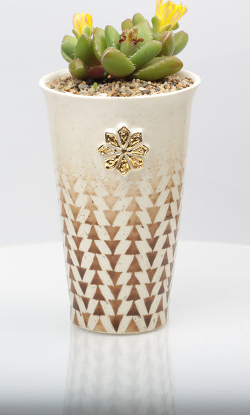 Vase :African Texture : Succulent 2