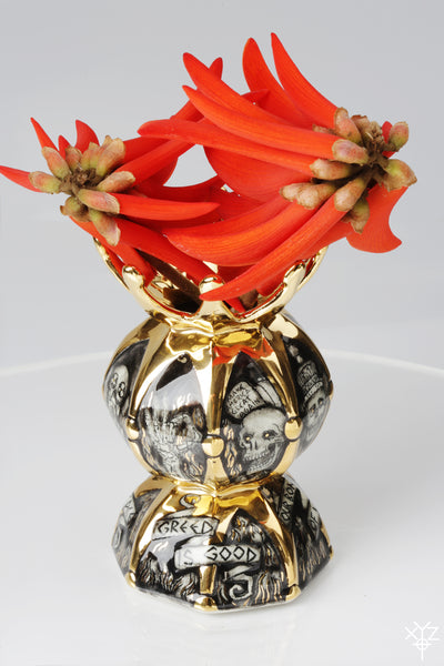 Vase : Poetry in Pottery : The Bonfire of our Vanities