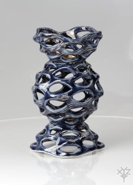 Vase : Poetry in Pottery : The Earth & The Moon : A Cosmic Fable