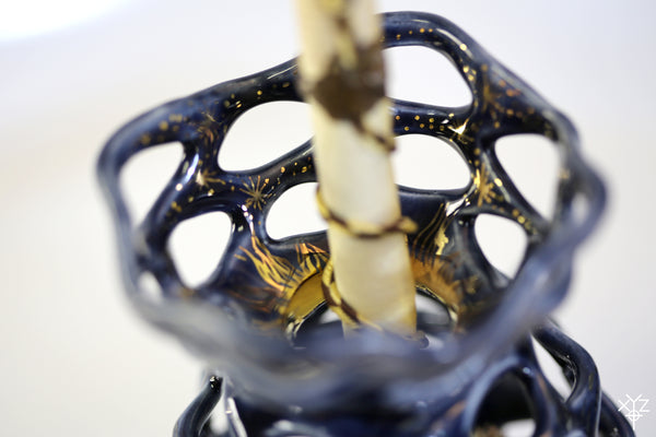 Vase : Poetry in Pottery : The Earth & The Moon : A Cosmic Fable