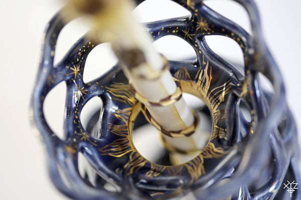 Vase : Poetry in Pottery : The Earth & The Moon : A Cosmic Fable