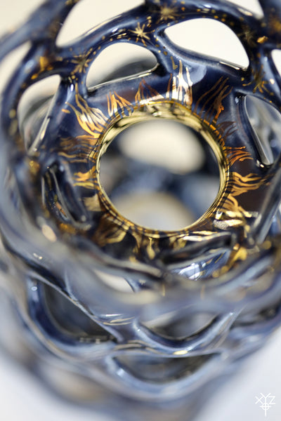 Vase : Poetry in Pottery : The Earth & The Moon : A Cosmic Fable