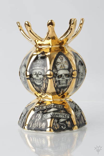 Vase : Poetry in Pottery : The Bonfire of our Vanities