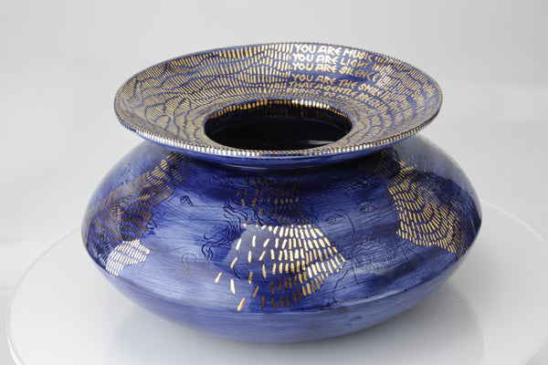 Vase : Poetry in Pottery : You are Music