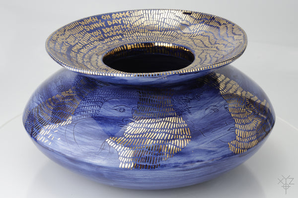 Vase : Poetry in Pottery : You are Music