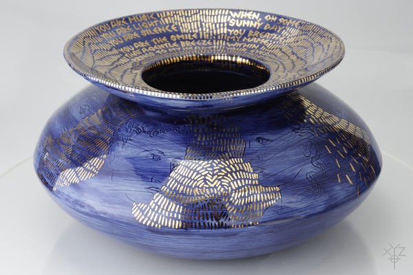 Vase : Poetry in Pottery : You are Music