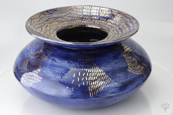 Vase : Poetry in Pottery : You are Music