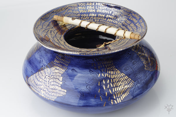 Vase : Poetry in Pottery : You are Music