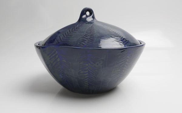 Luminous Blue Fern