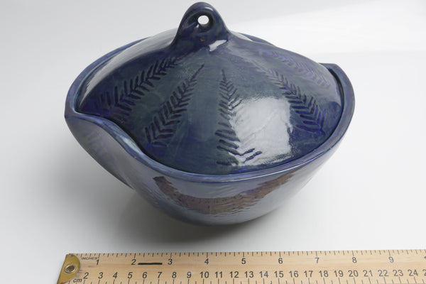 Luminous Blue Fern