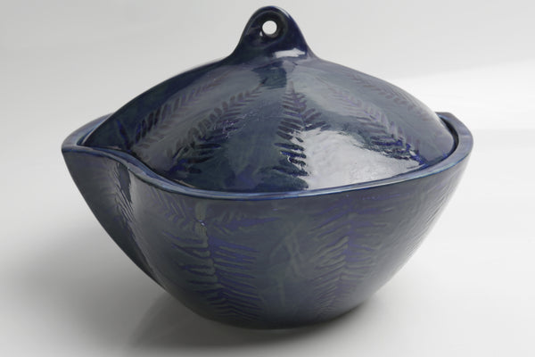 Luminous Blue Fern
