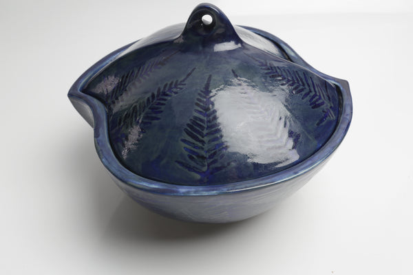 Luminous Blue Fern