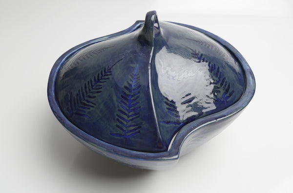 Luminous Blue Fern
