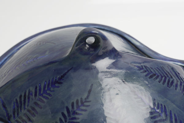 Luminous Blue Fern