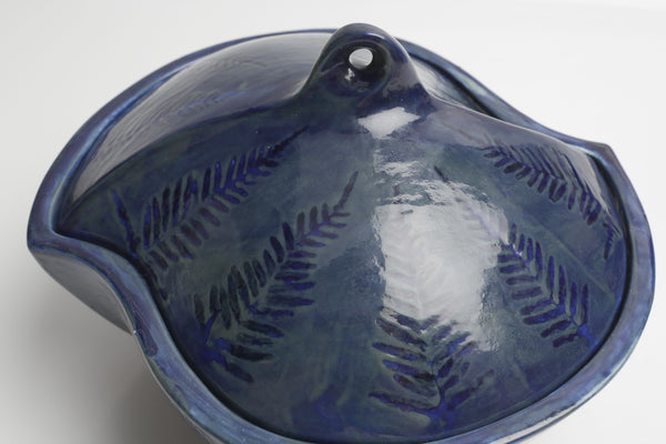 Luminous Blue Fern