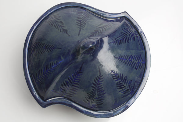 Luminous Blue Fern