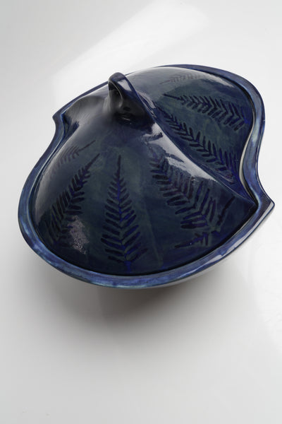 Luminous Blue Fern