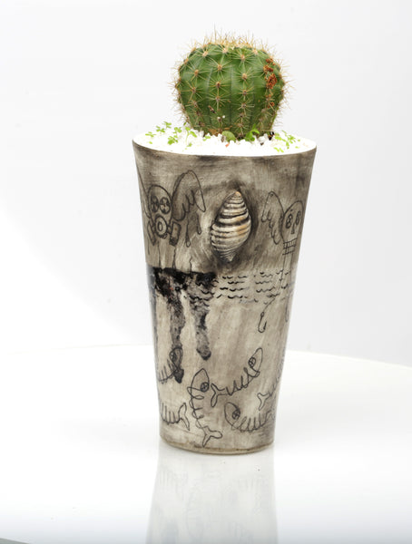 Vase : How we consummate Mother Earth : Succulent 1