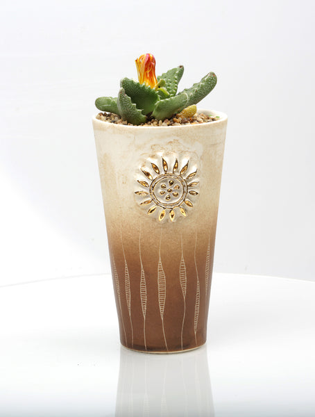 Vase : Fynbos brown : Succulent 5