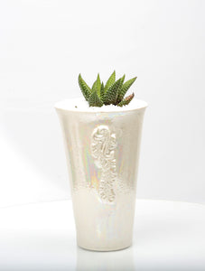 Vase : Mother of Pearl : Succulent 8