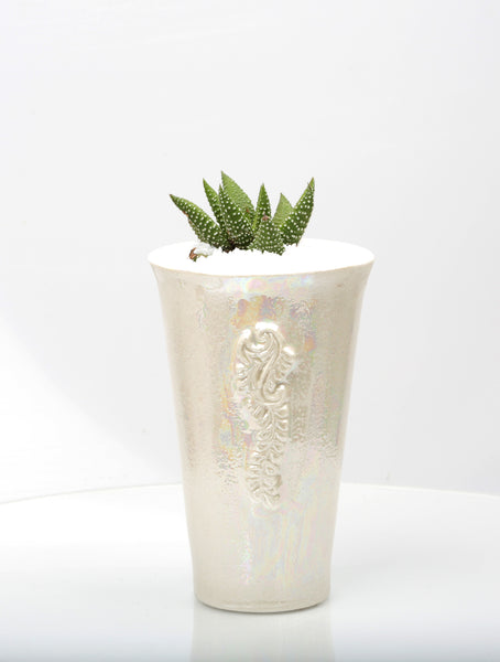 Vase : Mother of Pearl : Succulent 8