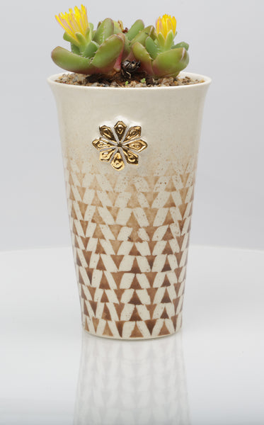 Vase :African Texture : Succulent 2