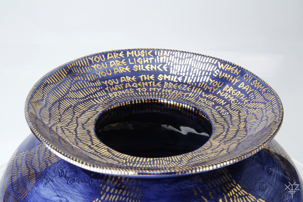 Vase : Poetry in Pottery : You are Music