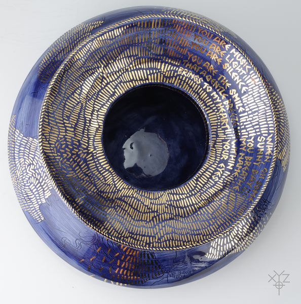 Vase : Poetry in Pottery : You are Music