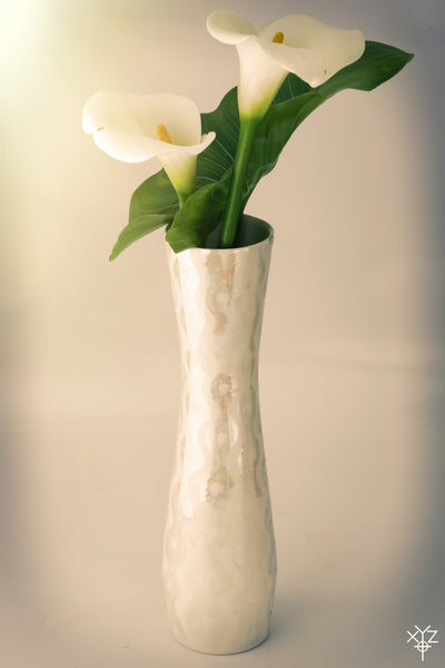 Vase : Mother of Pearl : Wave Dot